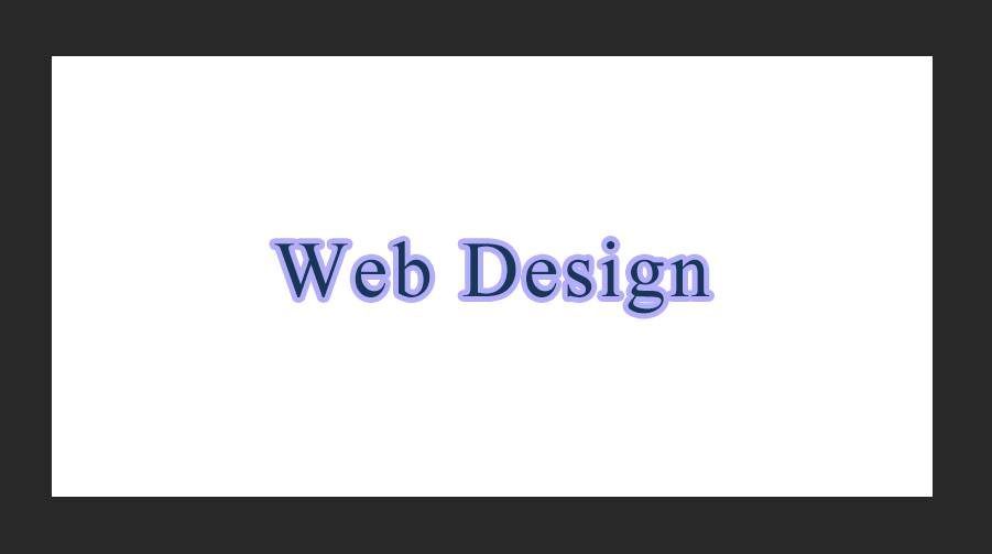 Photoshopで文字に縁取りをする方法