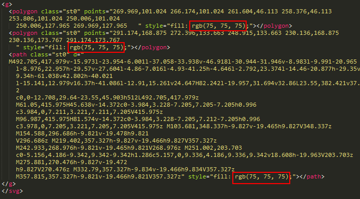 SVGの色を編集する方法